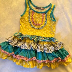Jelly The Pug Ruffle Dress 2T GUC